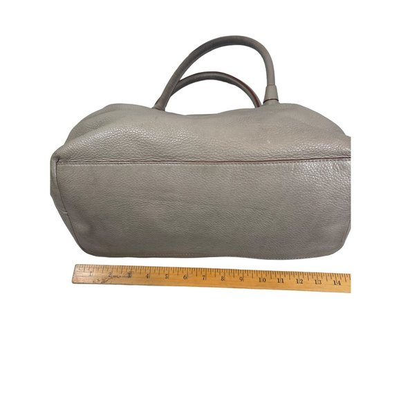 Kate Spade Berkshire Road Stevie Satchel Gray Pebble Leather Shoulder Bag - Picture 11 of 12